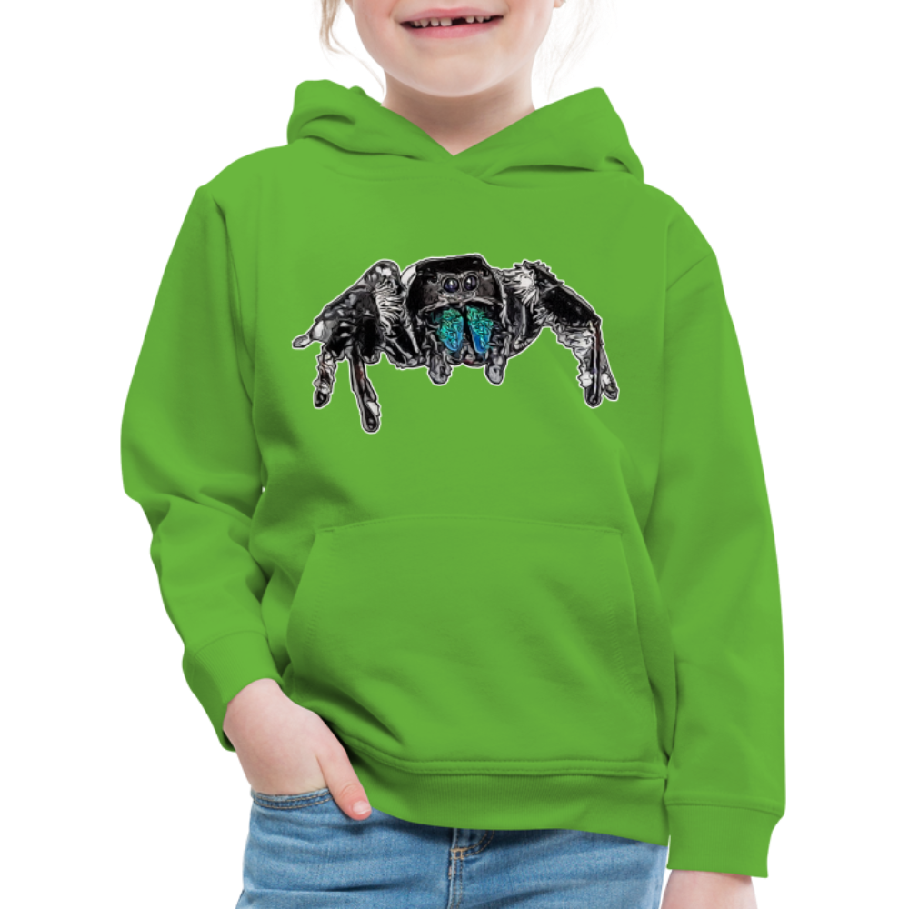 Kinder Hoodie Phidippus regius Everglades male - Hellgrün