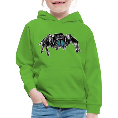 Kinder Hoodie Phidippus regius Everglades male - Hellgrün