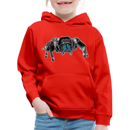 Kinder Hoodie Phidippus regius Everglades male - Rot