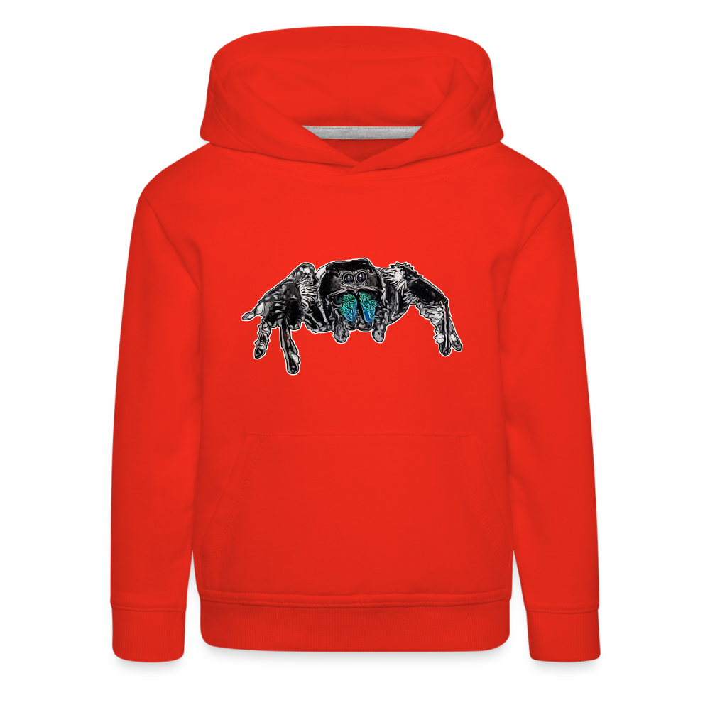 Kinder Hoodie Phidippus regius Everglades male - Rot