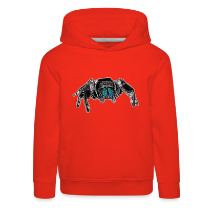 Kinder Hoodie Phidippus regius Everglades male - Rot