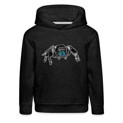 Kinder Hoodie Phidippus regius Everglades male - Anthrazit