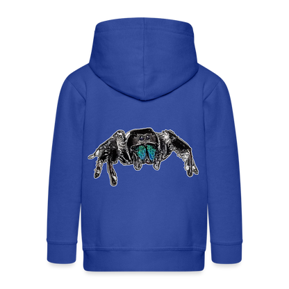 Kinder/ Teenager Zip-Hoodie Phidippus regius Everglades male - Royalblau