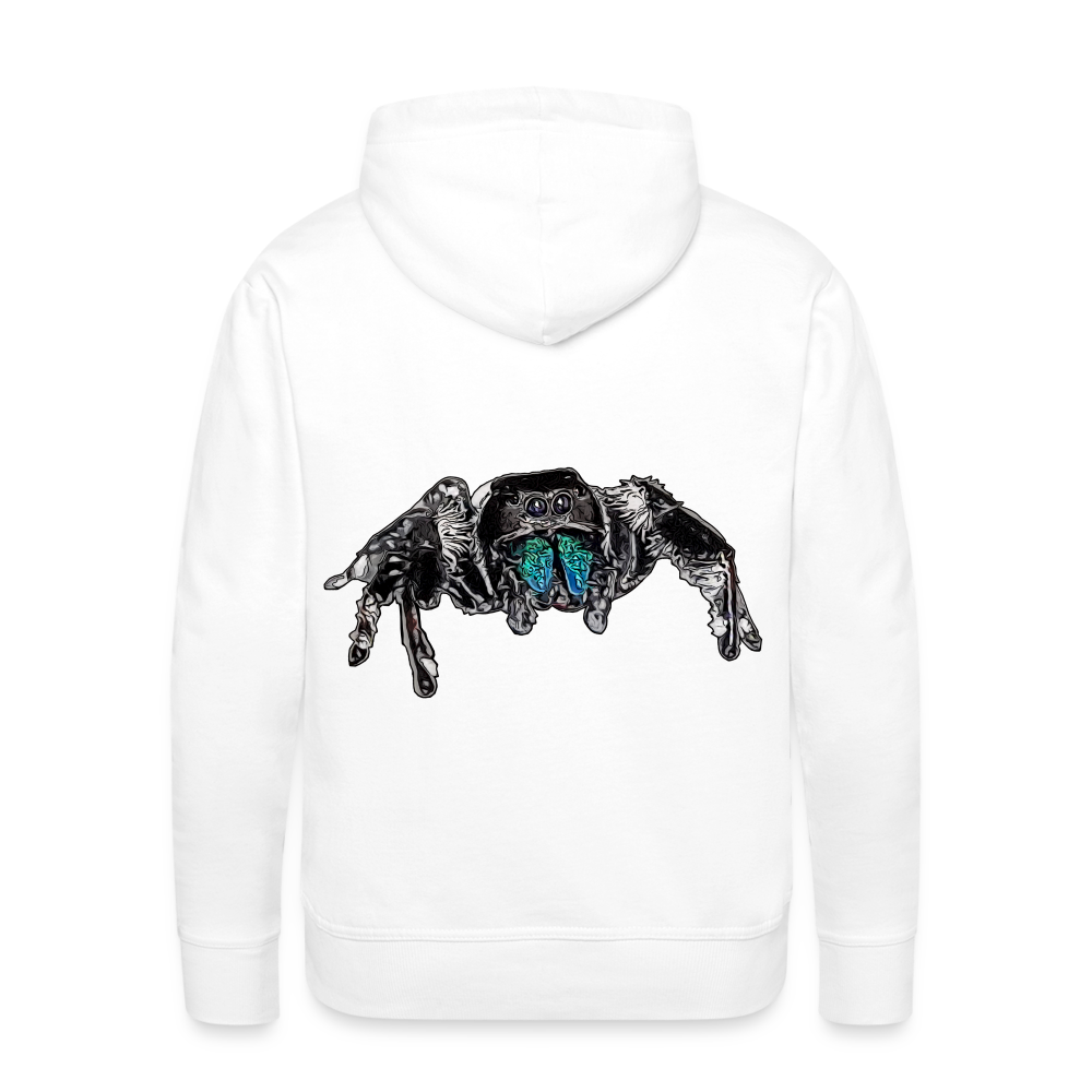 Männer Hoodie Phidippus regius Everglades male - weiß