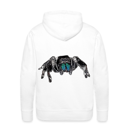 Männer Hoodie Phidippus regius Everglades male - weiß