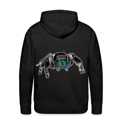 Männer Hoodie Phidippus regius Everglades male - Schwarz