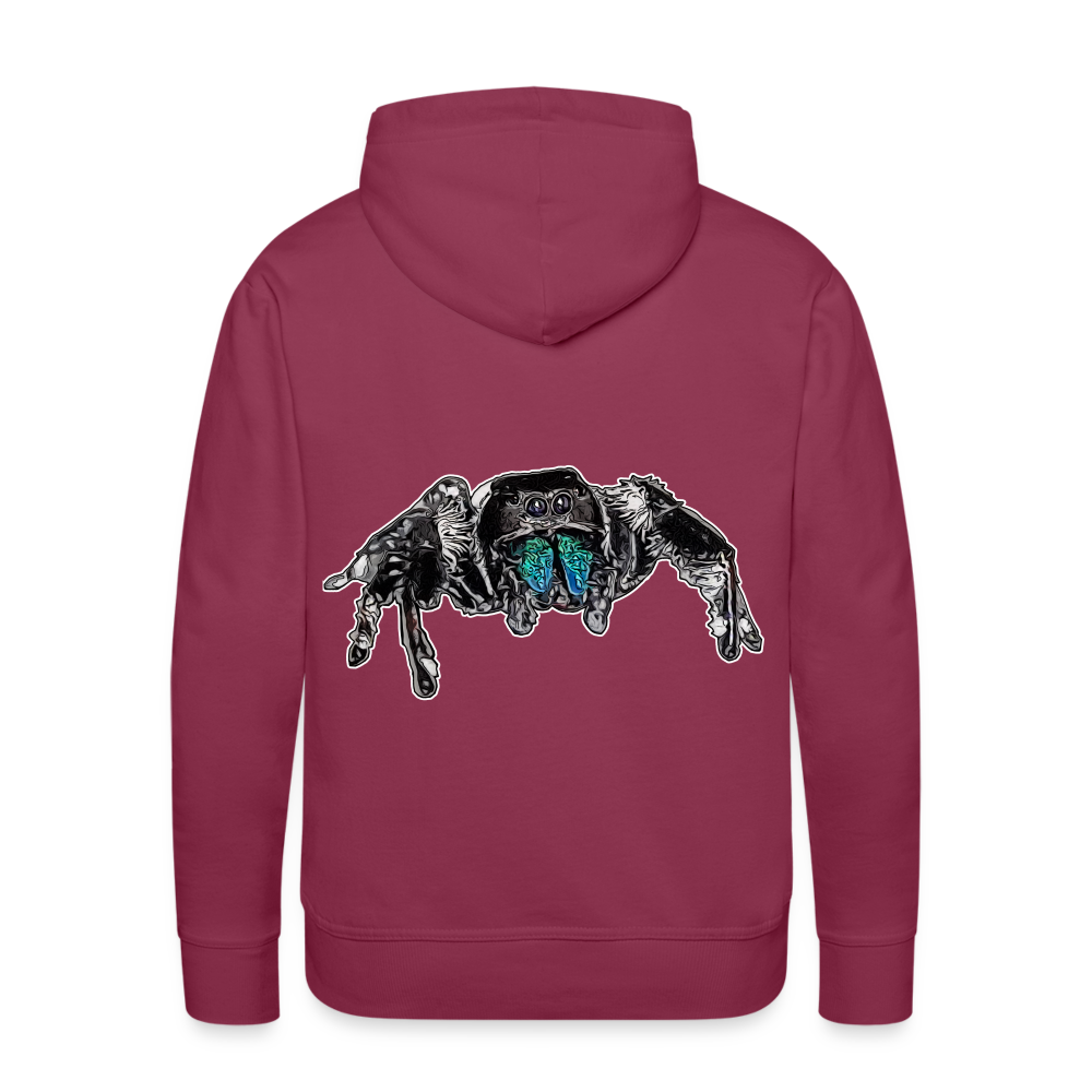 Männer Hoodie Phidippus regius Everglades male - Bordeaux
