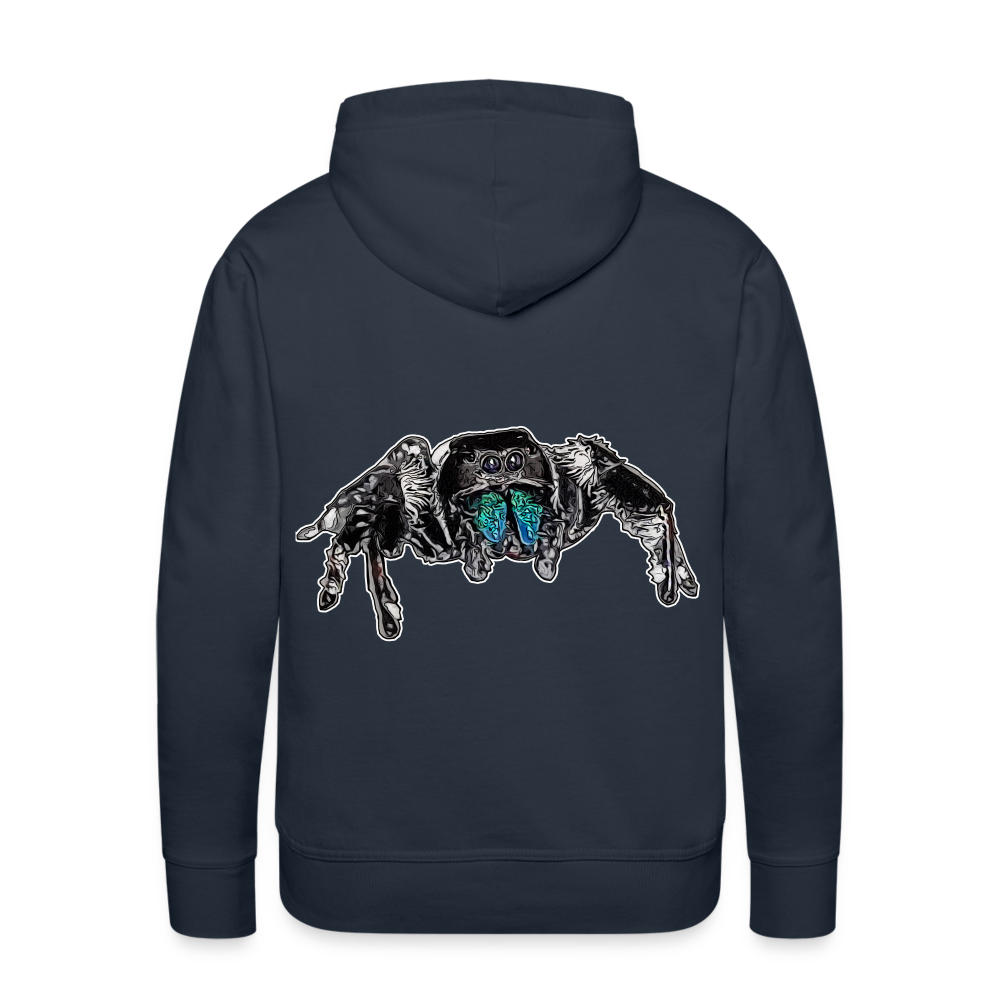 Männer Hoodie Phidippus regius Everglades male - Navy