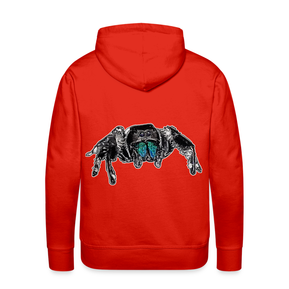 Männer Hoodie Phidippus regius Everglades male - Rot