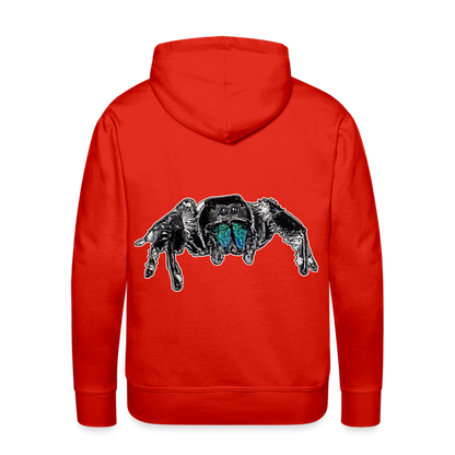 Männer Hoodie Phidippus regius Everglades male - Rot