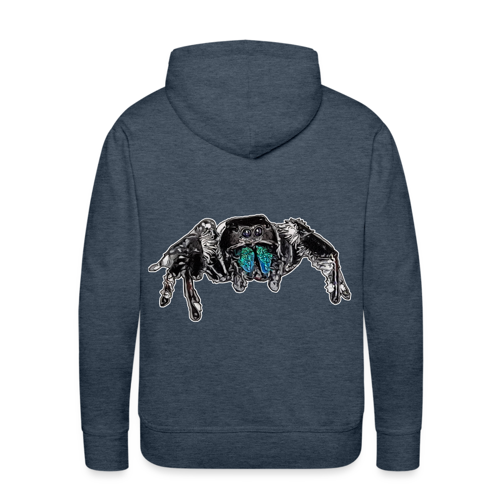 Männer Hoodie Phidippus regius Everglades male - Jeansblau