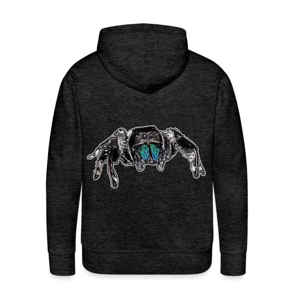 Männer Hoodie Phidippus regius Everglades male - Anthrazit