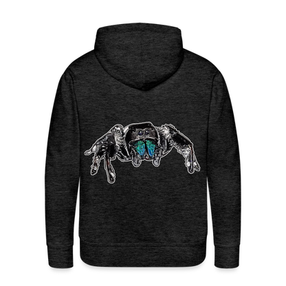 Männer Hoodie Phidippus regius Everglades male - Anthrazit
