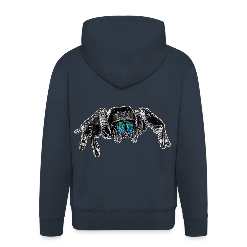 Männer Zip-Hoodie Phidippus regius Everglades male - Navy