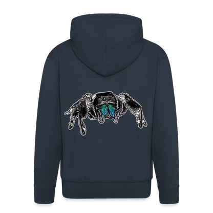 Männer Zip-Hoodie Phidippus regius Everglades male - Navy