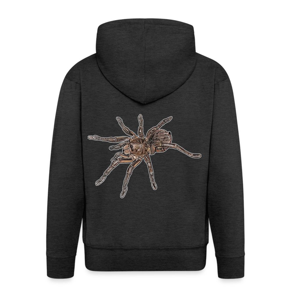 Männer Zip-Hoodie Theraphosa stirmi juvenile - Anthrazit