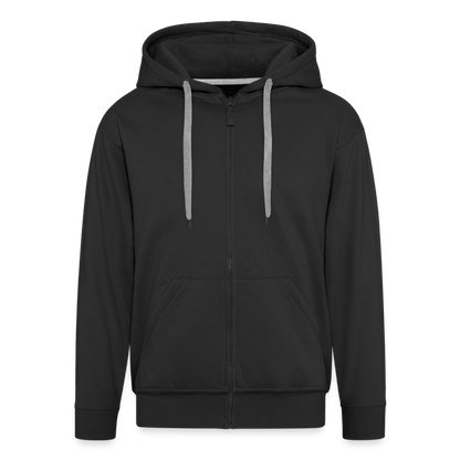 Männer Zip-Hoodie Phidippus regius Rastafari male - Schwarz