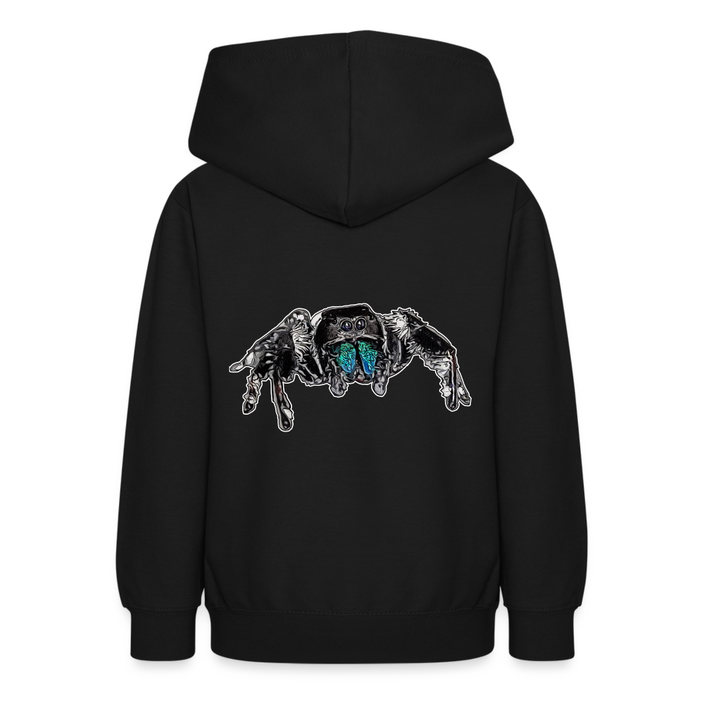 Teenager Hoodie Phidippus regius Everglades male - Schwarz