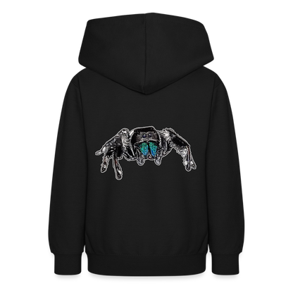 Teenager Hoodie Phidippus regius Everglades male - Schwarz