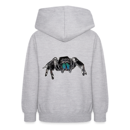 Teenager Hoodie Phidippus regius Everglades male - Hellgrau meliert