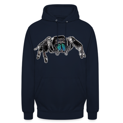 Unisex Hoodie Phidippus regius Everglades male - Navy