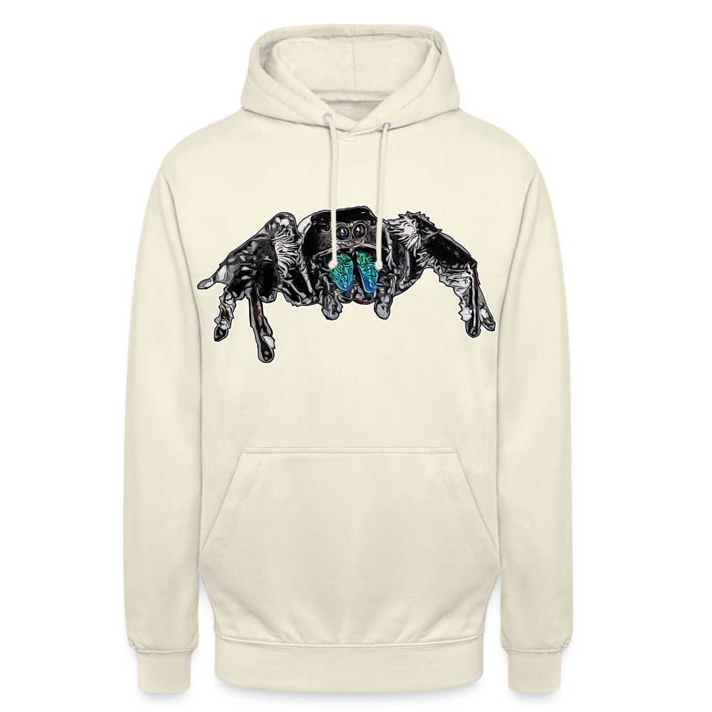 Unisex Hoodie Phidippus regius Everglades male - Vanille-Milchshake