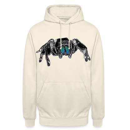 Unisex Hoodie Phidippus regius Everglades male - Vanille-Milchshake