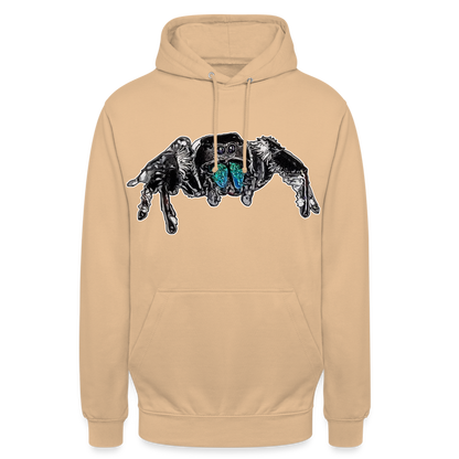 Unisex Hoodie Phidippus regius Everglades male - Beige
