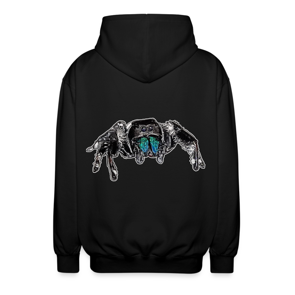Unisex Zip-Hoodie Phidippus regius Everglades male - Schwarz