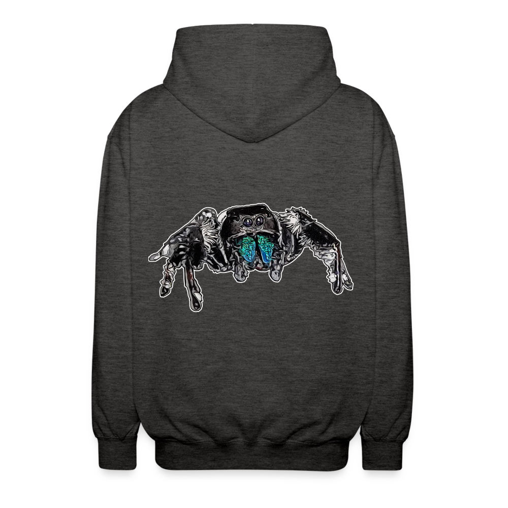 Unisex Zip-Hoodie Phidippus regius Everglades male - Anthrazit
