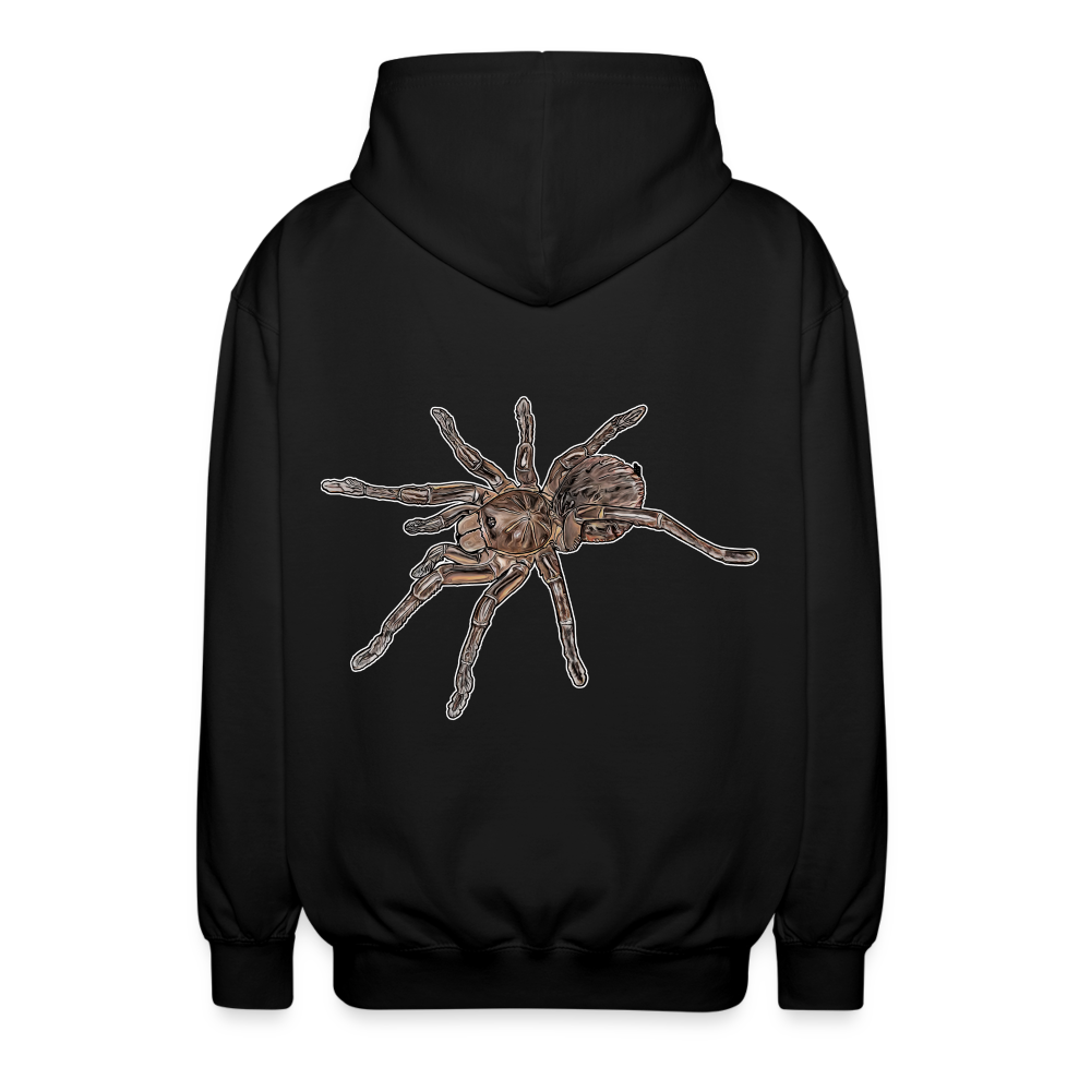 Unisex Zip-Hoodies Theraphosa stirmi juvenile - Schwarz