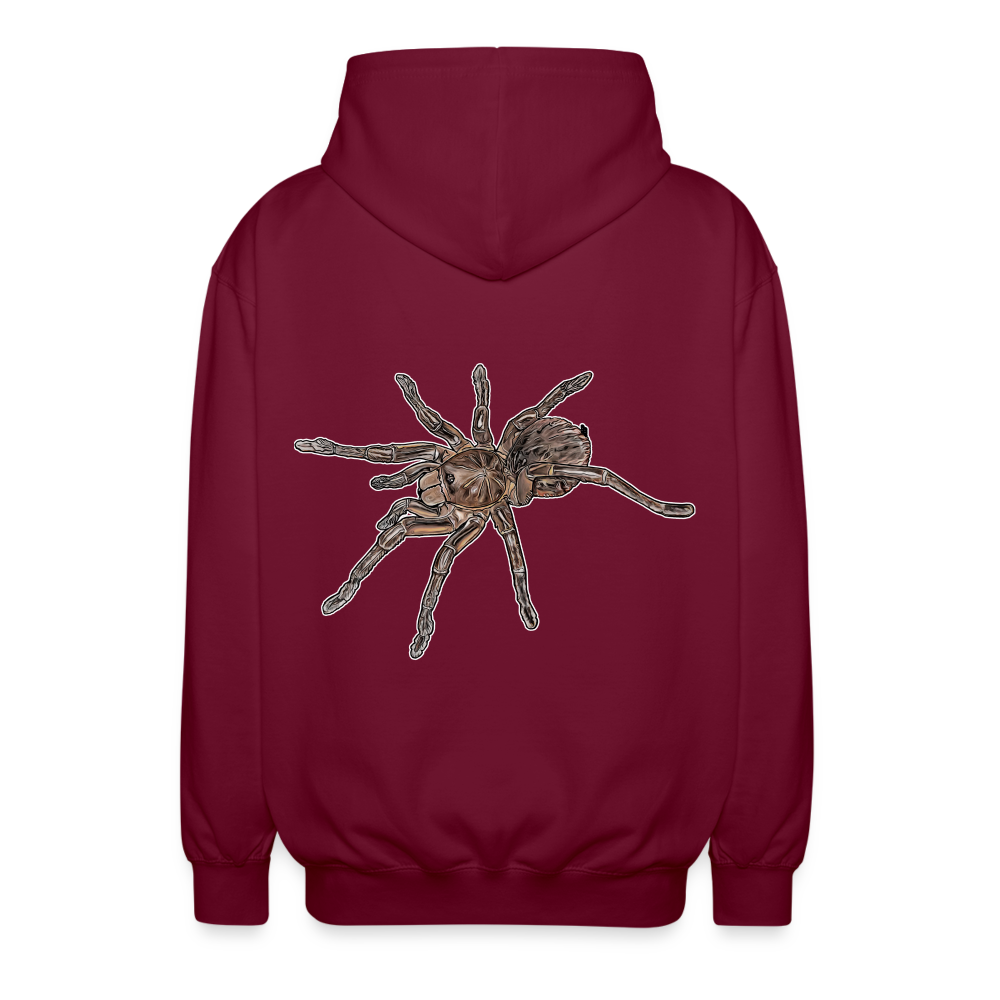 Unisex Zip-Hoodies Theraphosa stirmi juvenile - Bordeaux