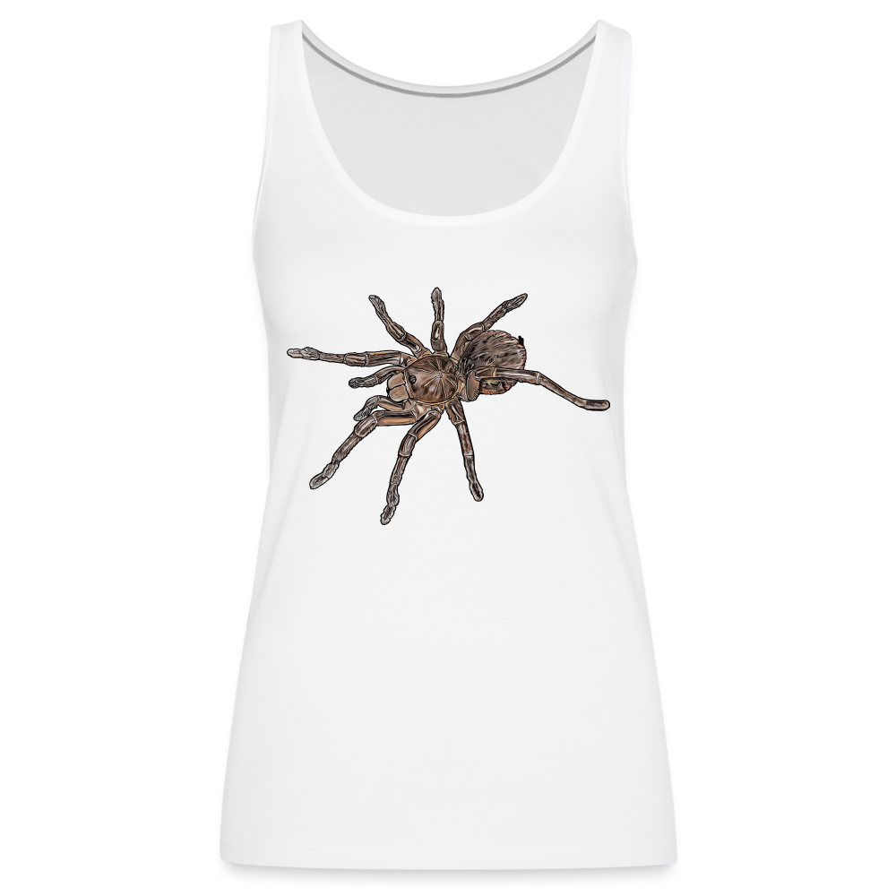 Frauen Tank Top Theraphosa stirmi juvenile - weiß