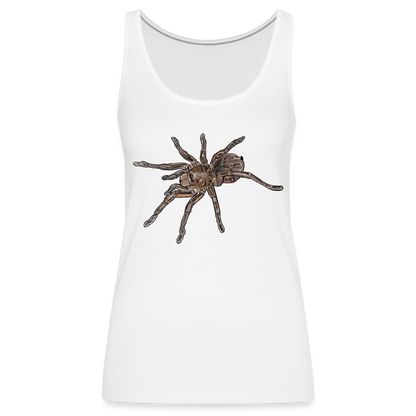 Frauen Tank Top Theraphosa stirmi juvenile - weiß