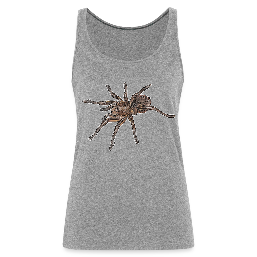 Frauen Tank Top Theraphosa stirmi juvenile - Grau meliert