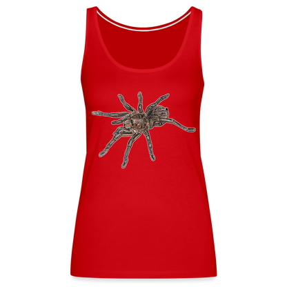 Frauen Tank Top Theraphosa stirmi juvenile - Rot