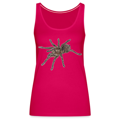 Frauen Tank Top Theraphosa stirmi juvenile - dunkles Pink