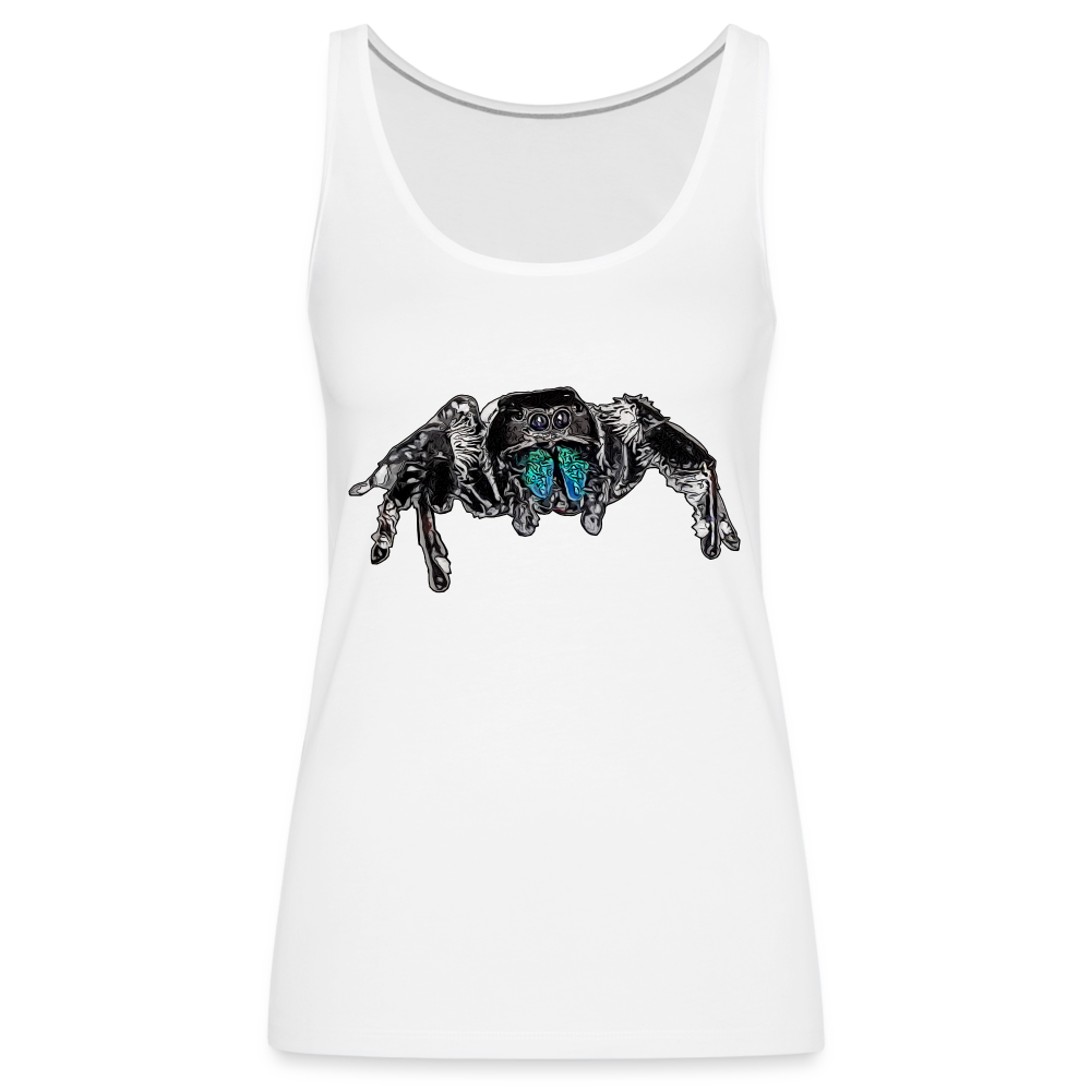 Frauen Tank Top Phidippus regius Everglades male - weiß