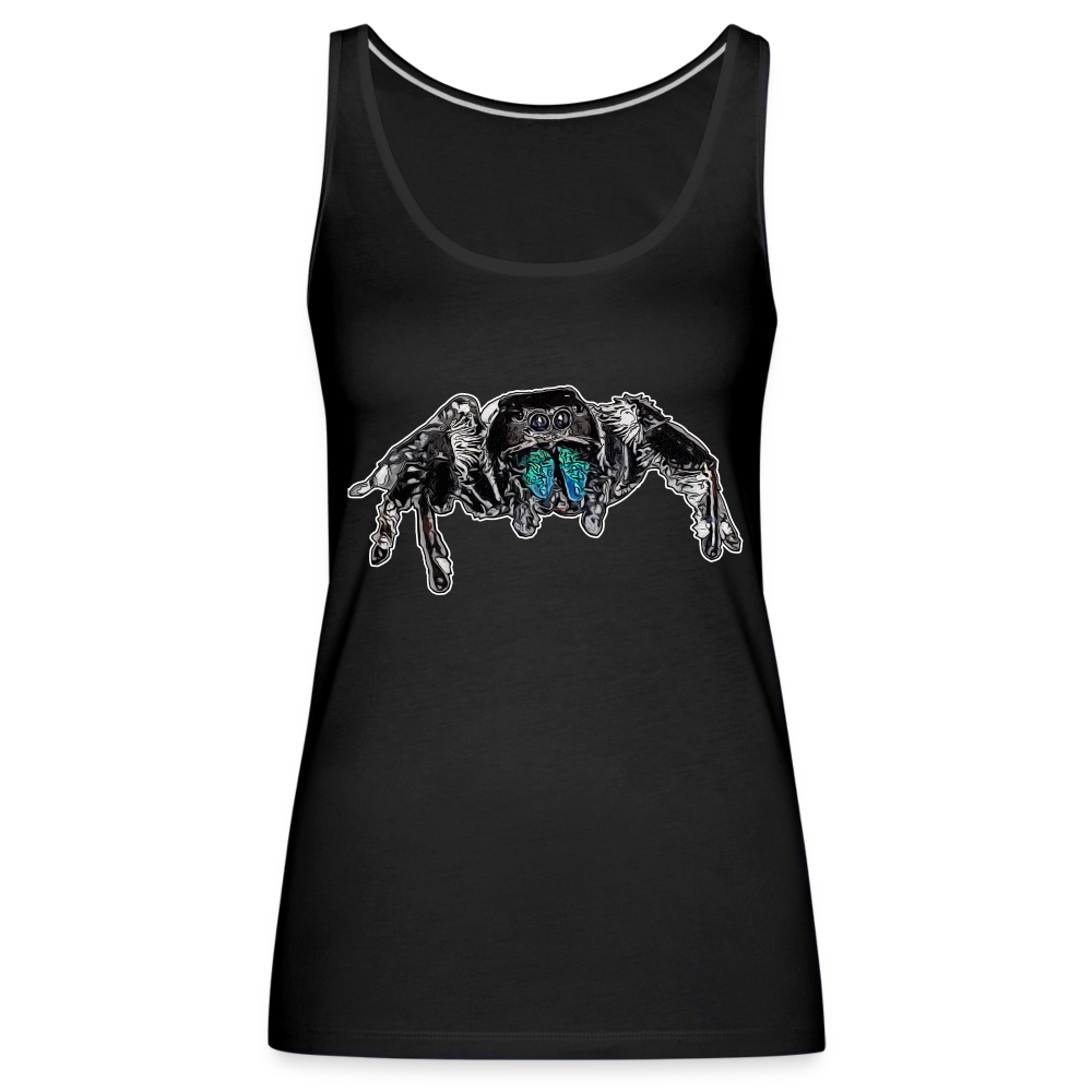 Frauen Tank Top Phidippus regius Everglades male - Schwarz