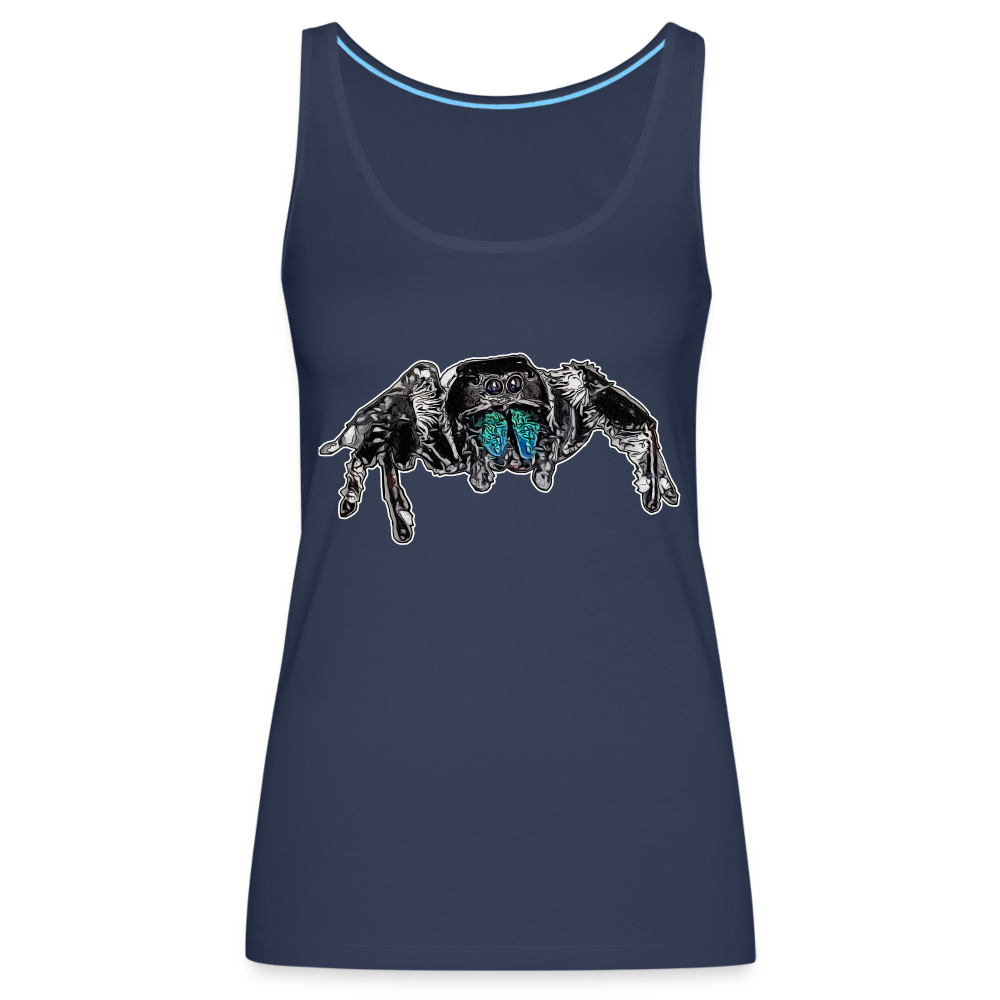 Frauen Tank Top Phidippus regius Everglades male - Navy