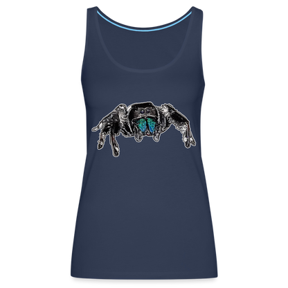 Frauen Tank Top Phidippus regius Everglades male - Navy