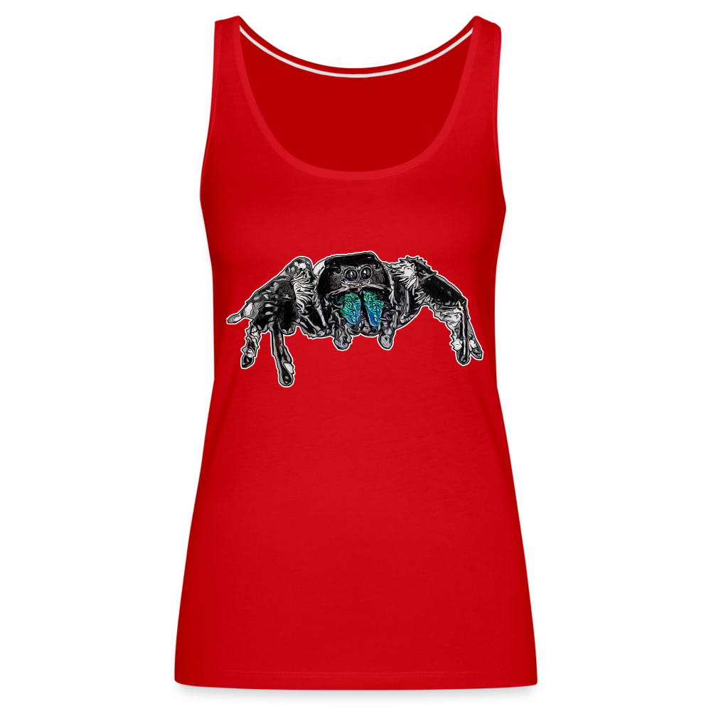 Frauen Tank Top Phidippus regius Everglades male - Rot