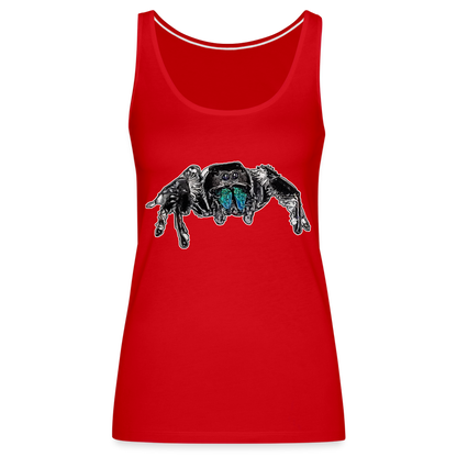 Frauen Tank Top Phidippus regius Everglades male - Rot