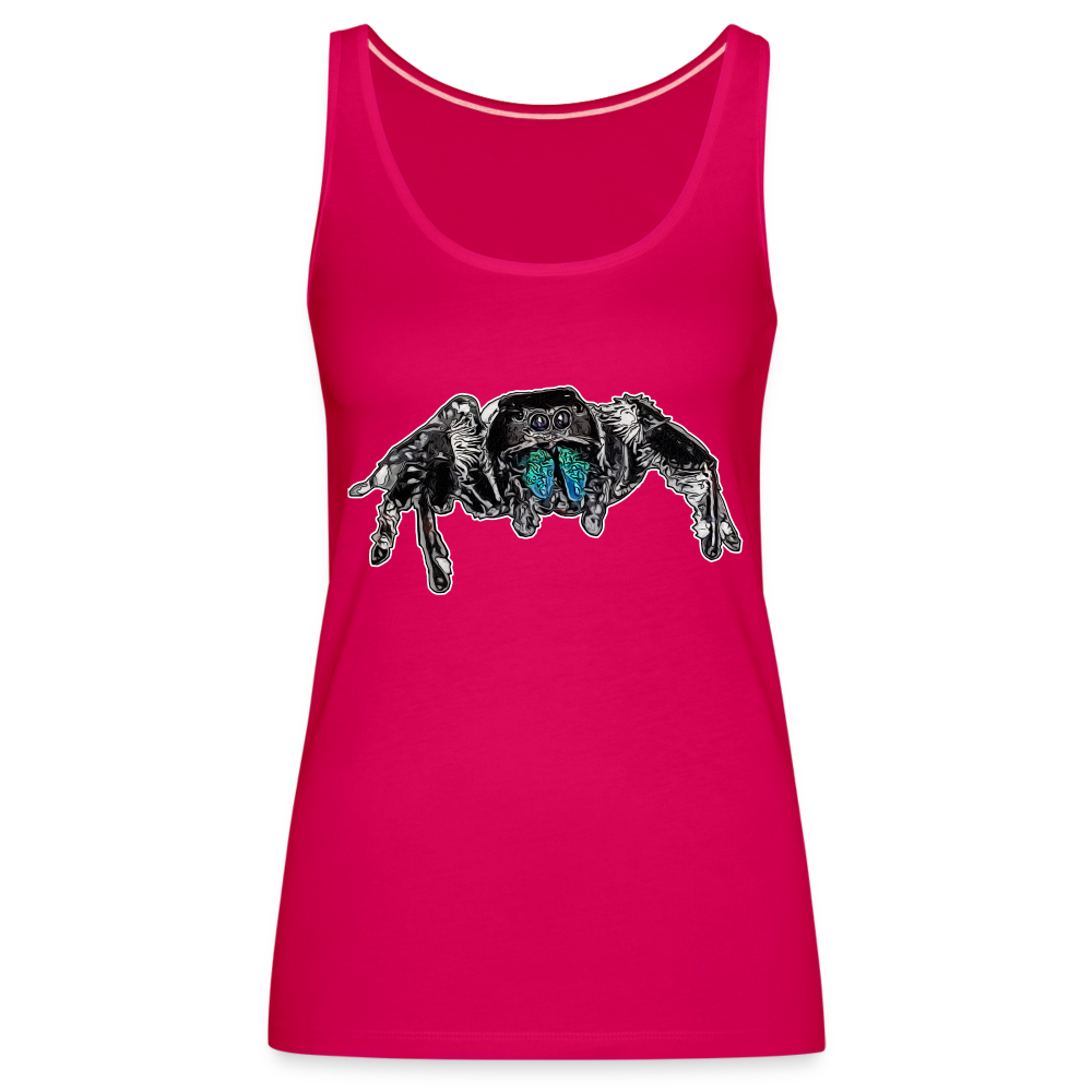 Frauen Tank Top Phidippus regius Everglades male - dunkles Pink