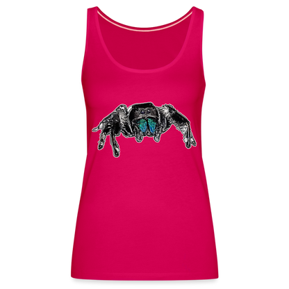 Frauen Tank Top Phidippus regius Everglades male - dunkles Pink