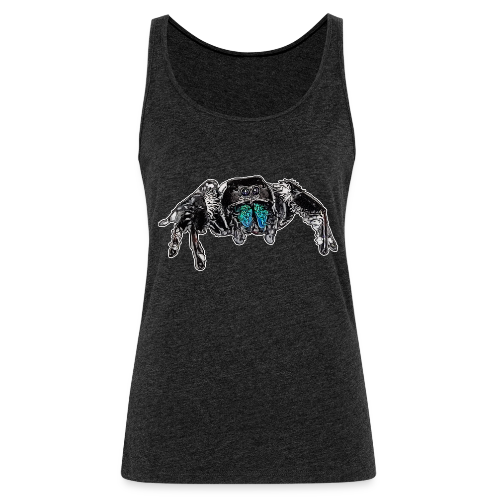 Frauen Tank Top Phidippus regius Everglades male - Anthrazit