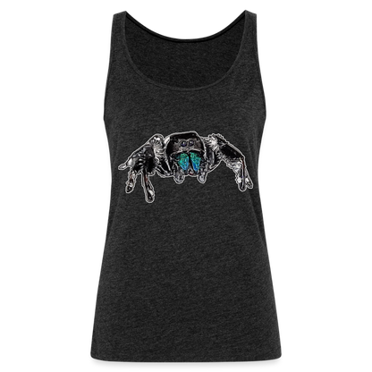 Frauen Tank Top Phidippus regius Everglades male - Anthrazit