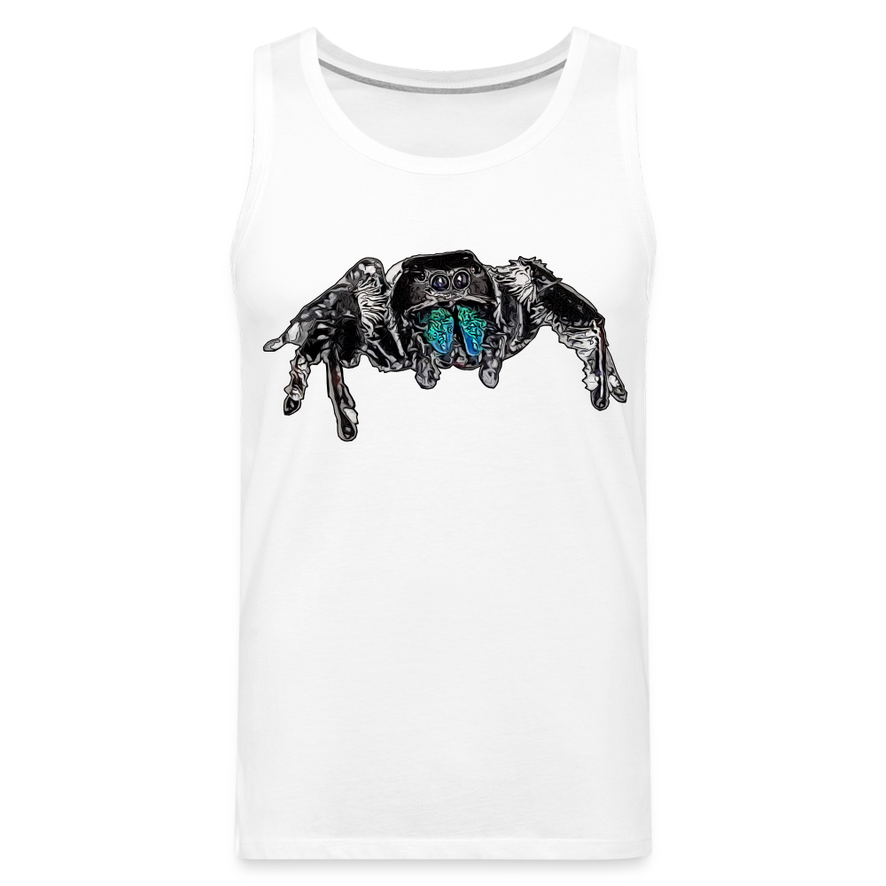 Männer Tank Top Phidippus regius Everglades male - weiß