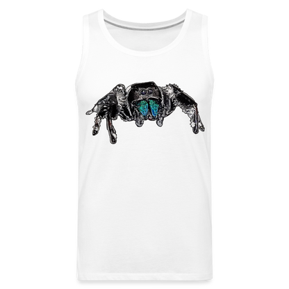 Männer Tank Top Phidippus regius Everglades male - weiß