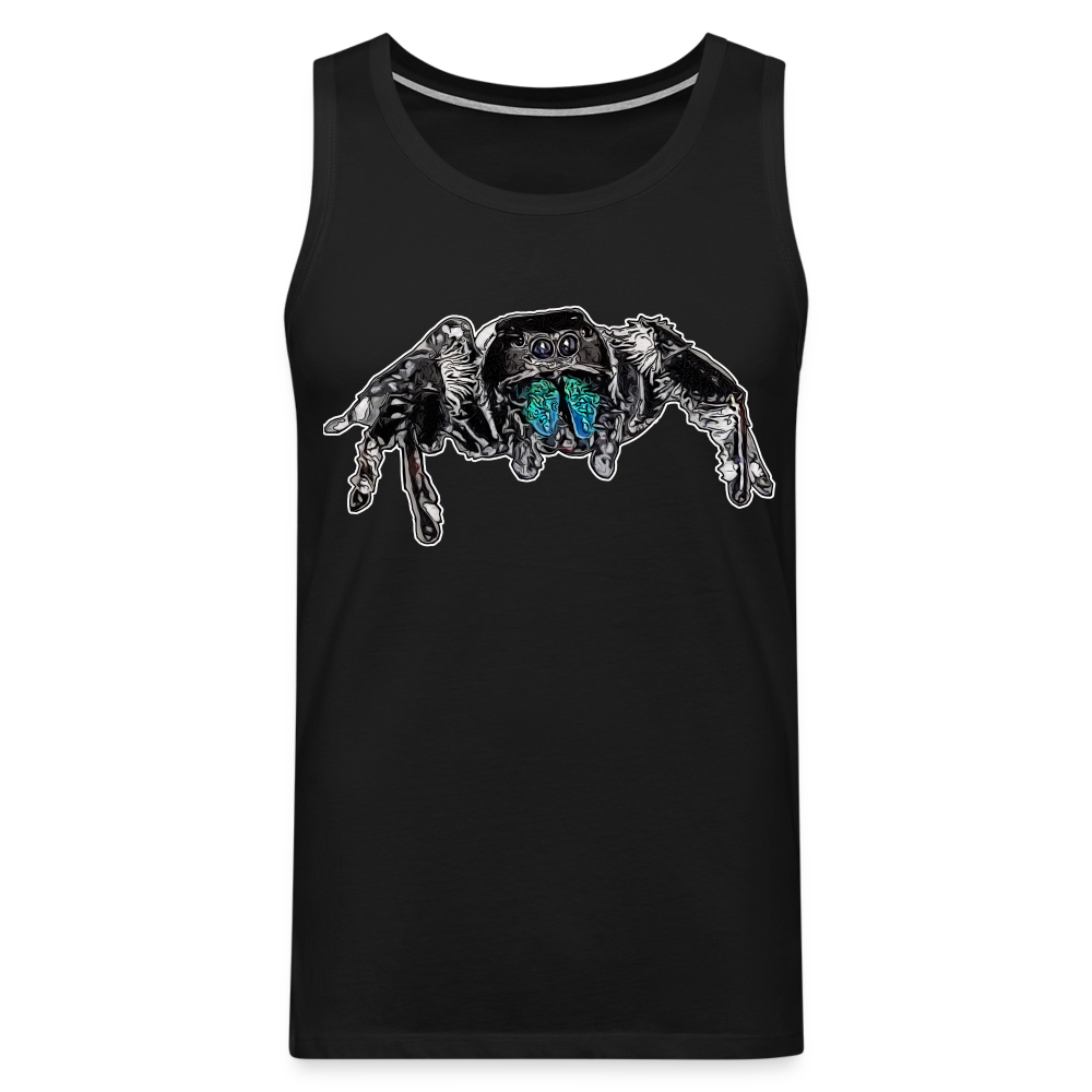 Männer Tank Top Phidippus regius Everglades male - Schwarz